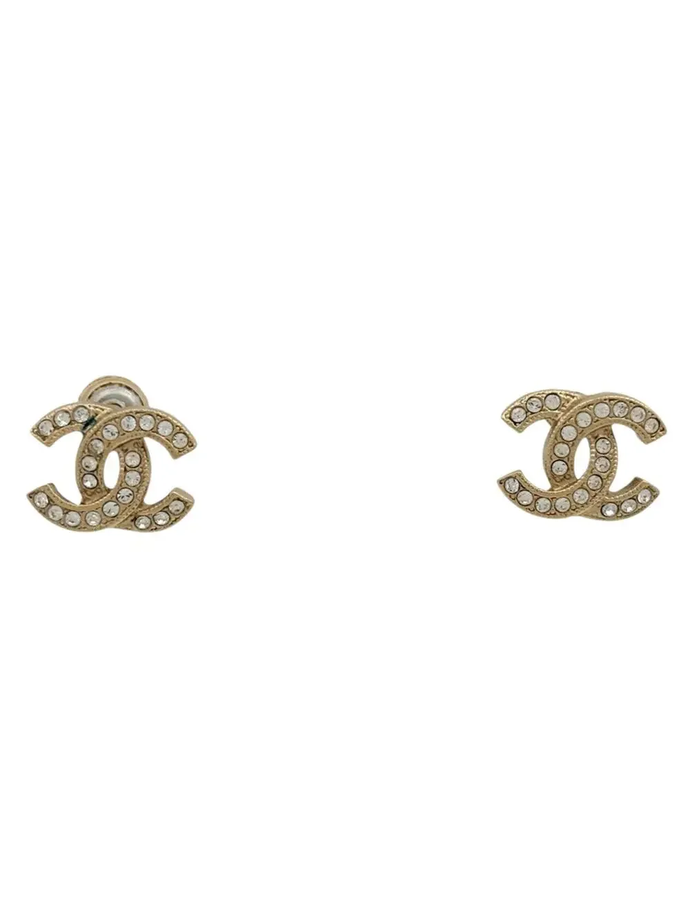 Chanel Cc Logo Earrings Metal #327537C11B